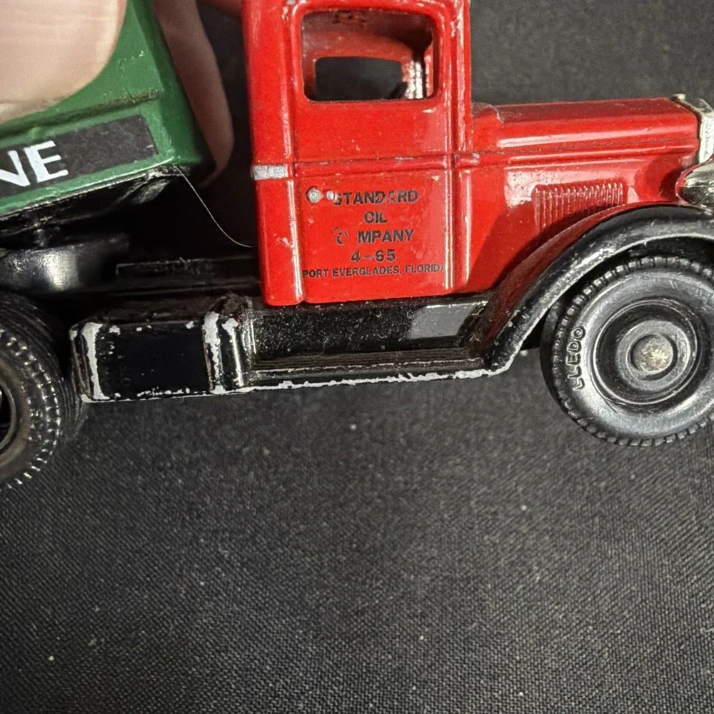 Chevron Semi Truck Trailer Crown Gasoline Diecast England  1:43
